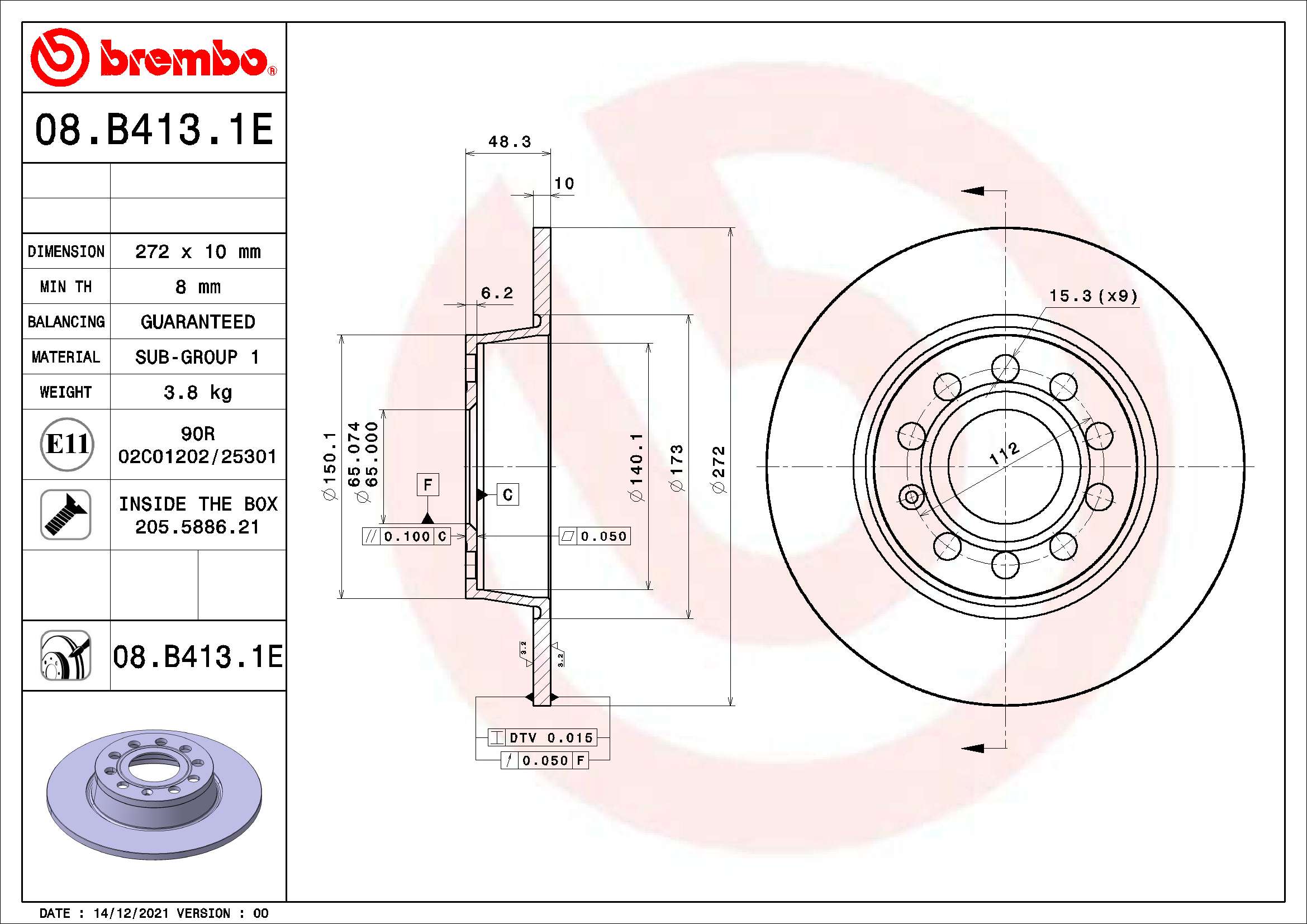 Brembo KT08025