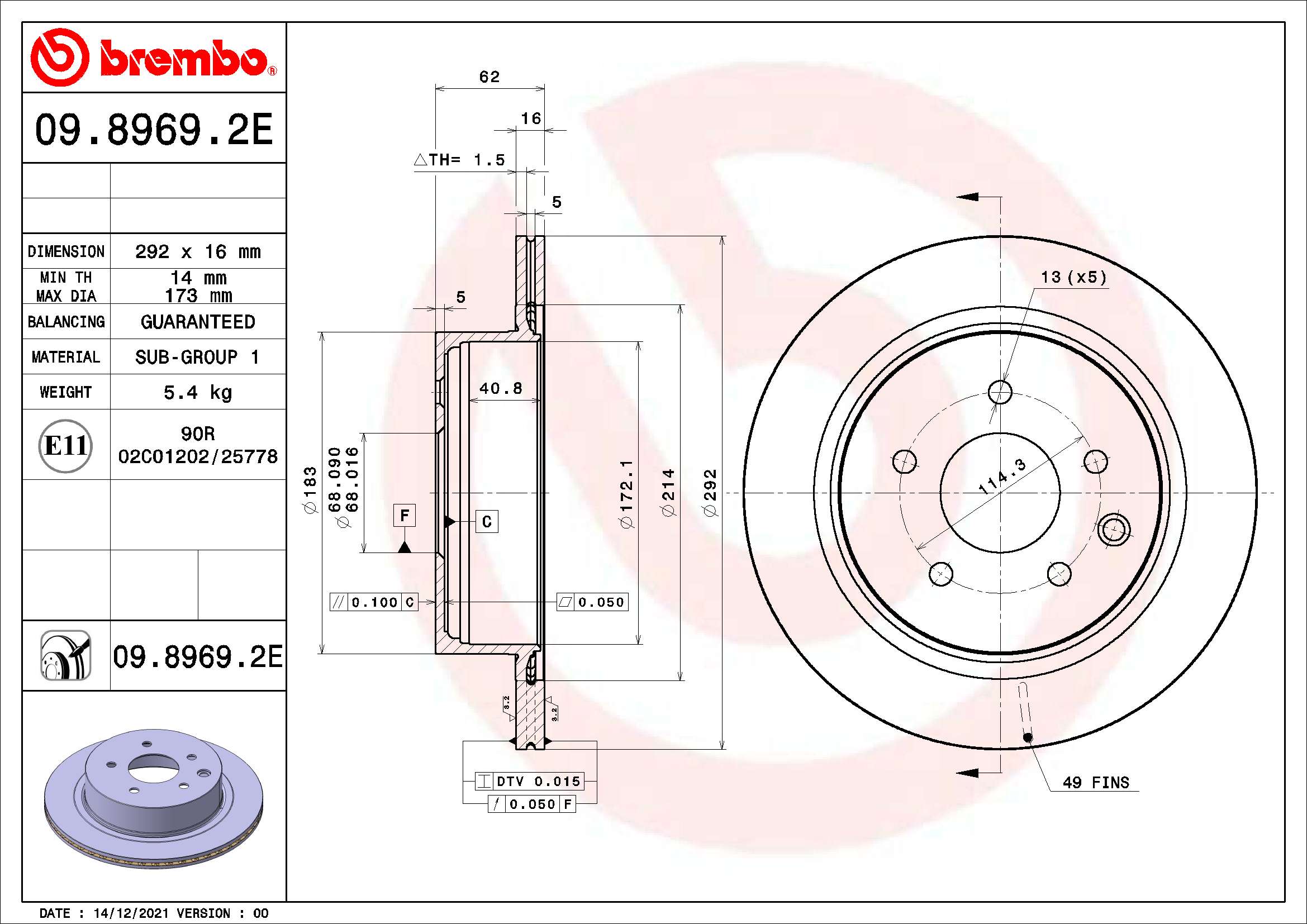 Brembo KT08020