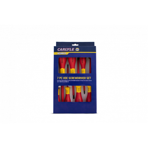 Carlyle NCEH001S 7pc Insulated Screwdriver Set Vde