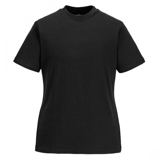 Portwest B192BKRXS B192 - Womens T-Shirt Black Xs