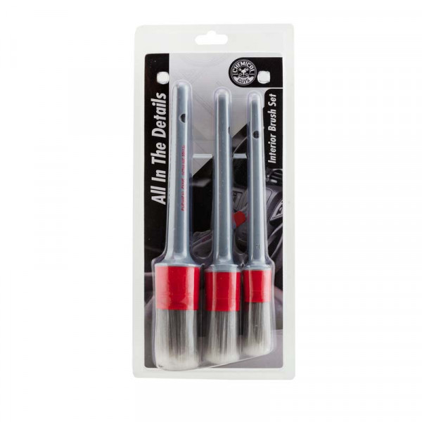 Chemical Guys ACC600 Interior Detailing Brushes (3 Pack)