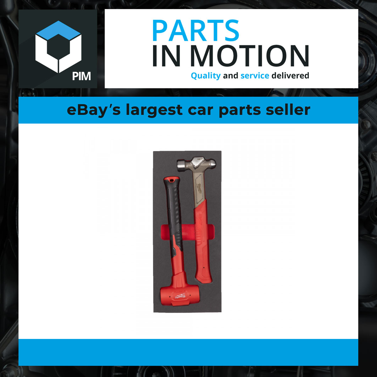 Milwaukee 2pc Ball Peen And Dead Blow Hammer 4932493254 [PM2449834]