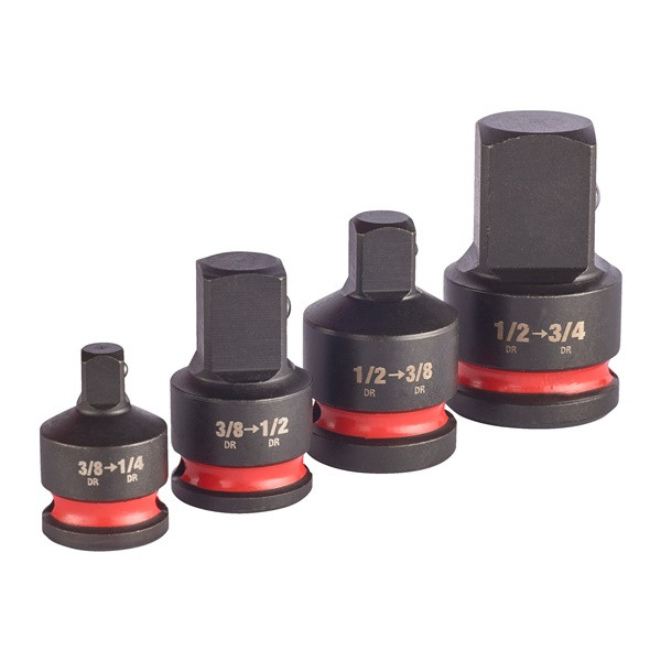 Milwaukee 4932480356 Hex Skt. Adaptor Shw Set-4pc