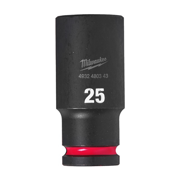 Milwaukee 4932480343 Hex Socket Shw 1/2 Deep 25mm-1pc