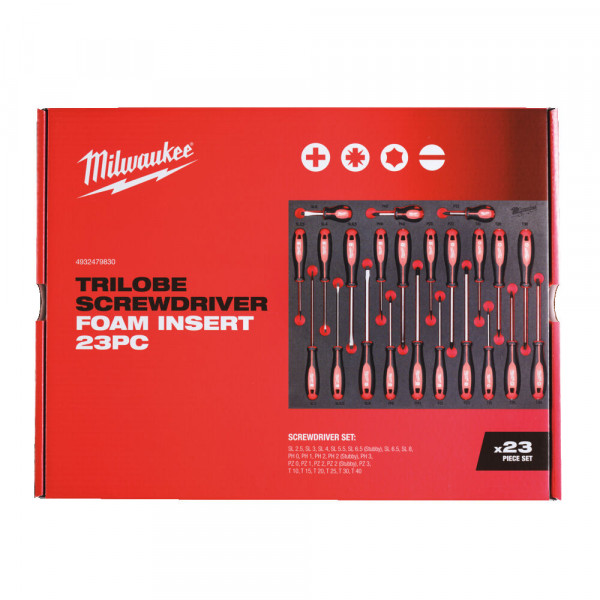 Milwaukee 4932479830 Trilobe Screwdriver Foam Insert