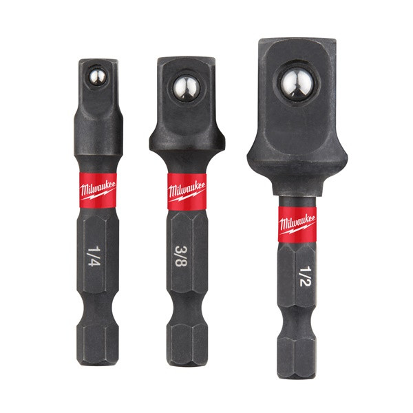 Milwaukee 4932479228 Socket Adaptor Shw Set-3pc