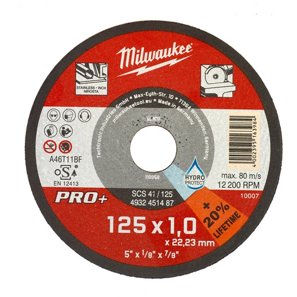 Milwaukee 4932451487 Thin Metal Cutting Disc Pro Scs41