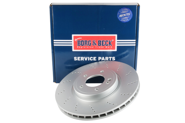 Borg & Beck BBD6313S 2x Brake Discs Pair Vented