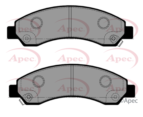 Apec Brake Pads Set Front PAD2476 [PM2049257]