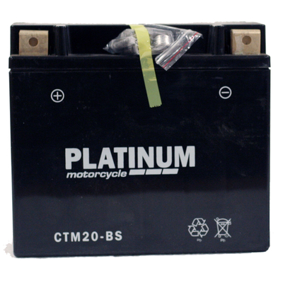 Platinum CTM20-BS AGM Motorcycle Battery