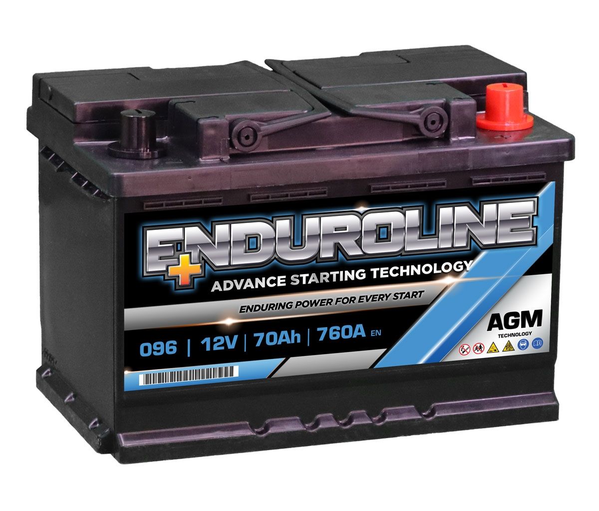 Enduroline 096AGM AGM Car Battery