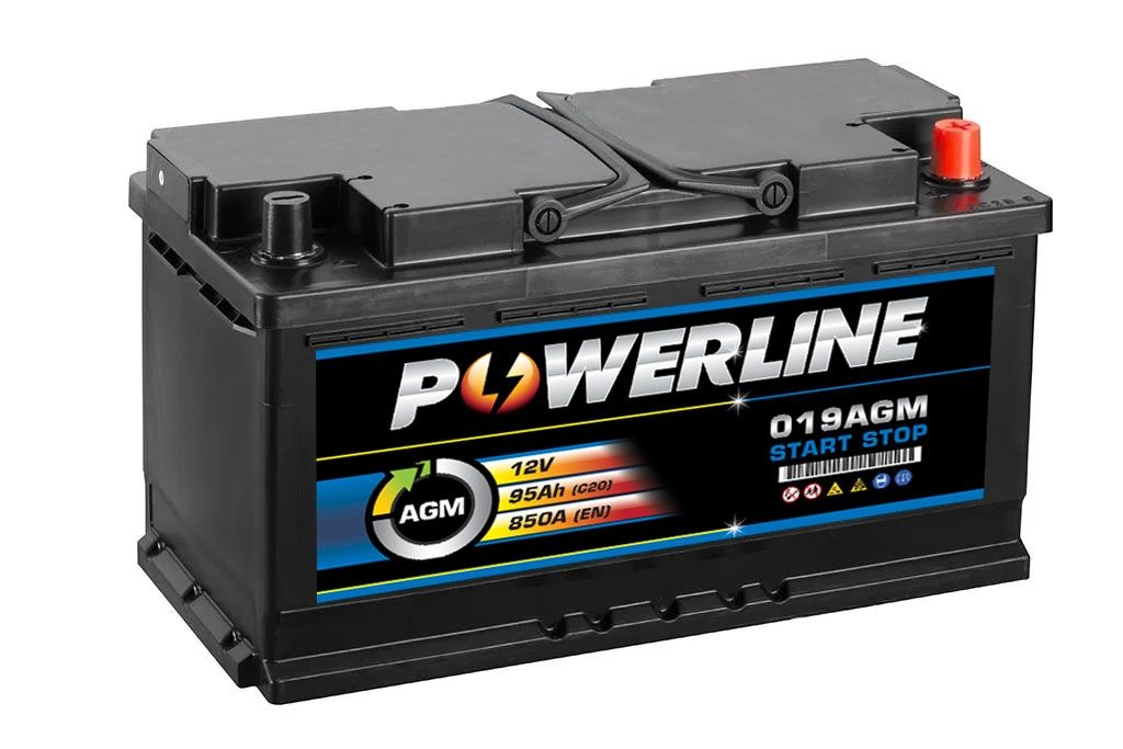 Powerline 019AGM AGM Car Battery
