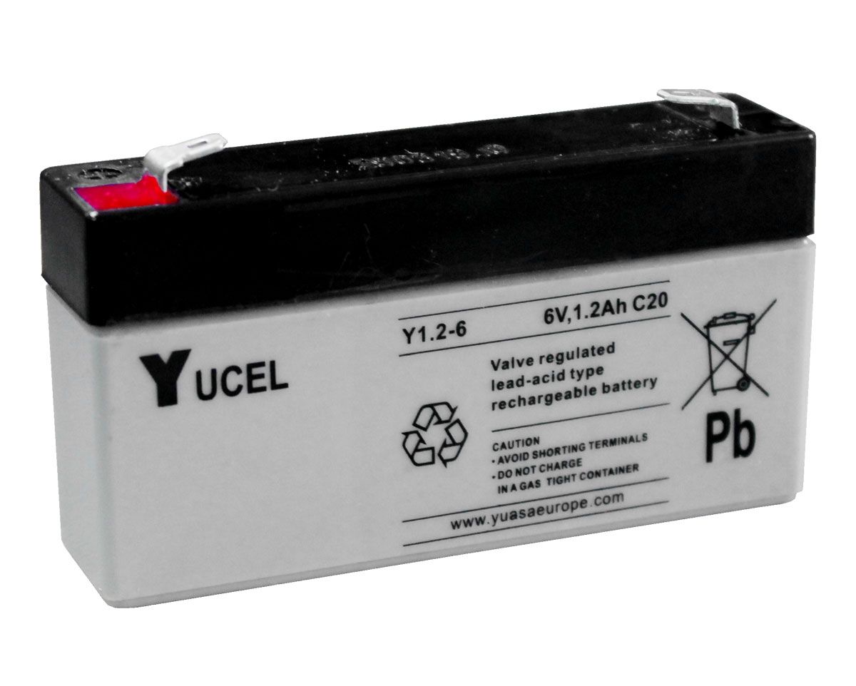 Yuasa Yucel Y1.2-6 VRLA/AGM Battery