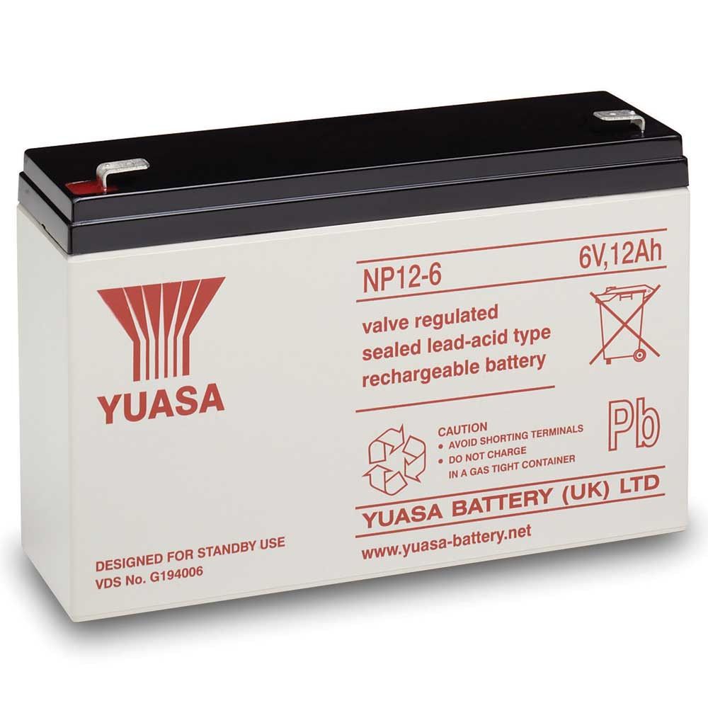 Yuasa NP12-6 Lead Acid Battery 6V 12Ah