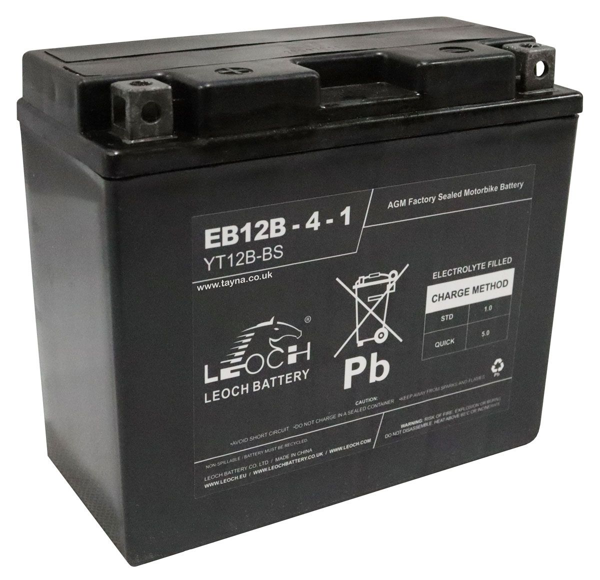 Leoch EB12B-4-1 AGM Motorcycle Battery