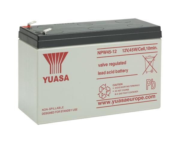 NPW45-12 Yuasa NPW-Series - Valve Regulated Lead Acid Battery