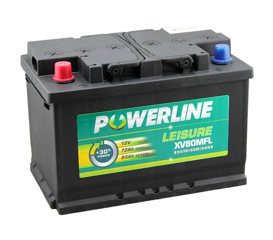 Powerline XV80MFL Leisure Battery