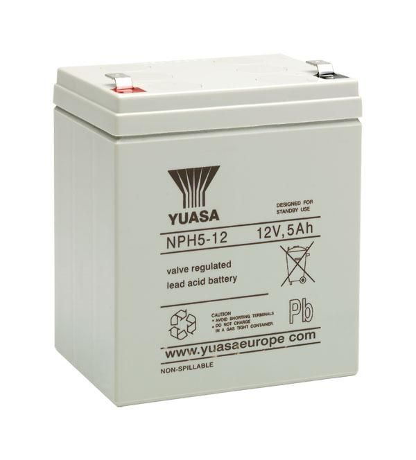 NPH5-12 Yuasa NPH-Series - Valve Regulated Lead Acid Battery