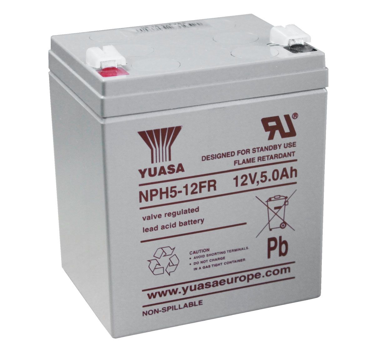 NPH5-12 (FR) Yuasa NPH-Series - Valve Regulated Lead Acid Battery