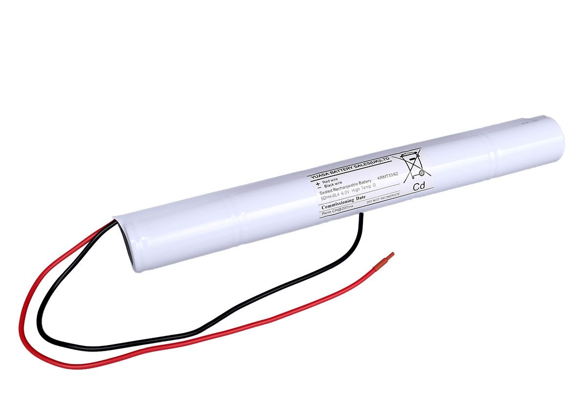 5DH4-0L4 Yuasa NiCd Emergency Lighting Battery 6V 4Ah