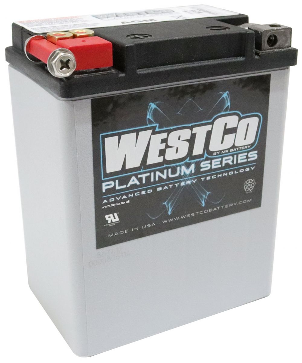 Westco WCP15 AGM Motorcycle Battery