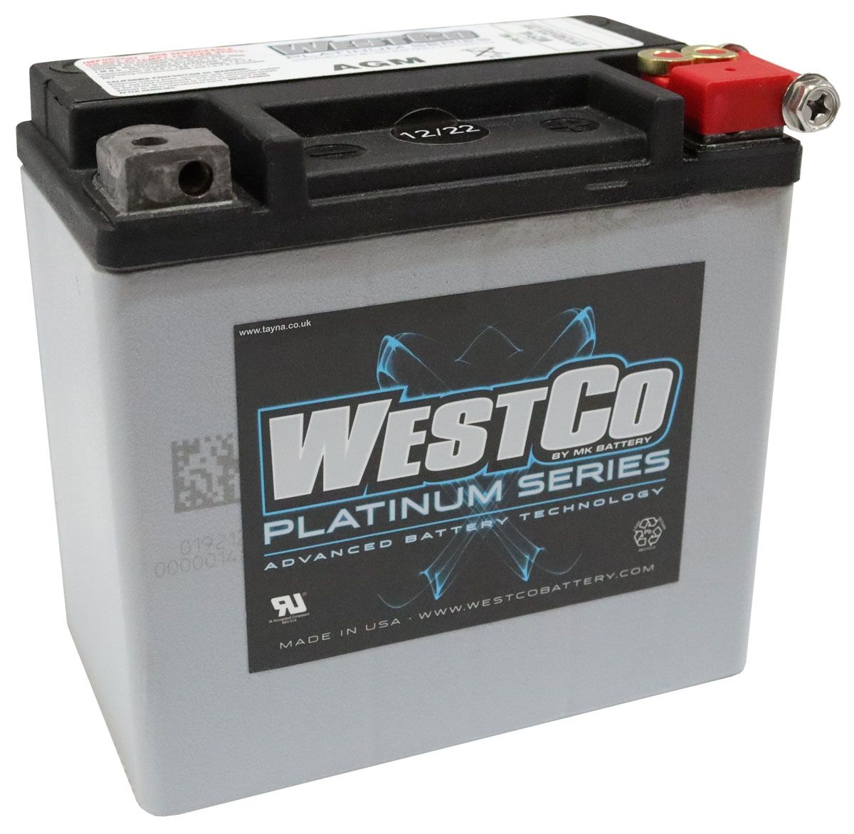 Westco WCP14L AGM Motorcycle Battery