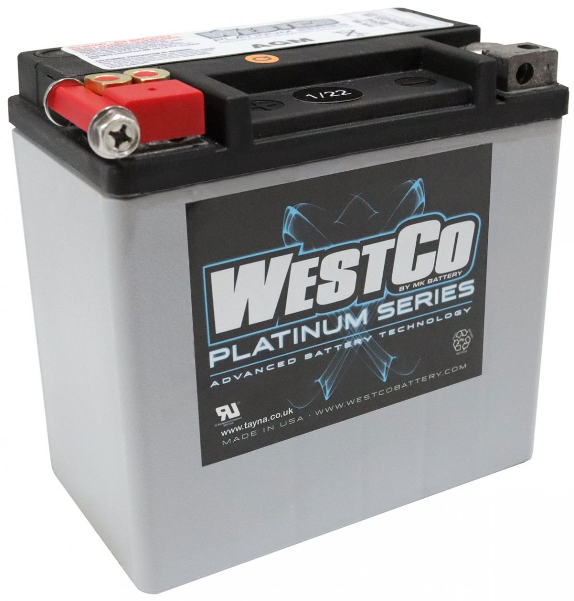 Westco WCP14 AGM Motorcycle Battery