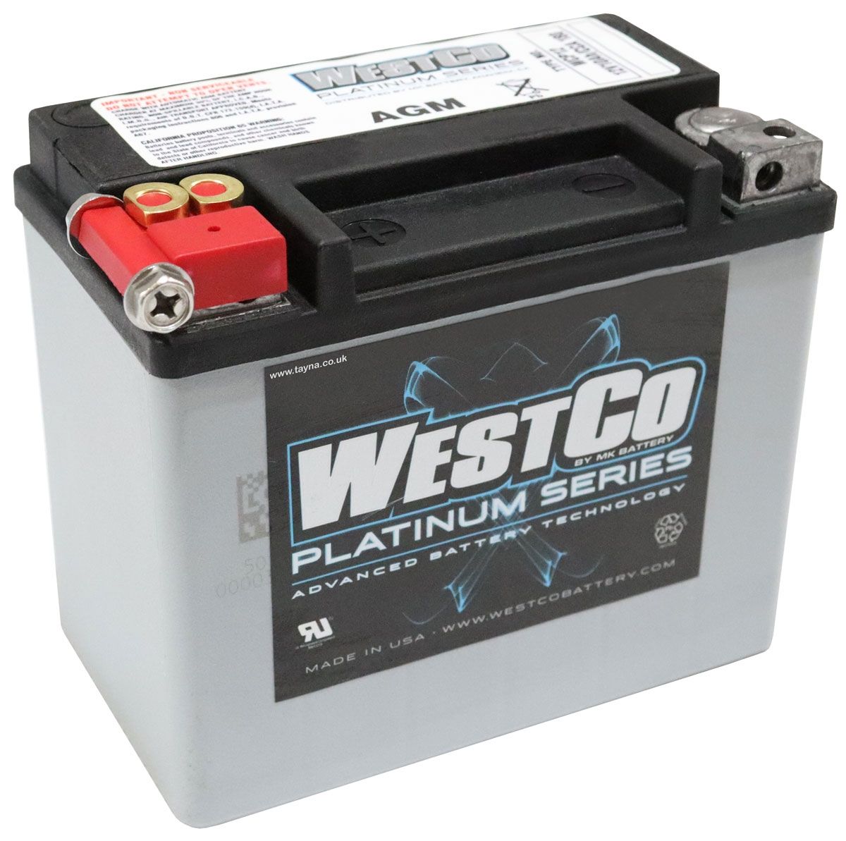 Westco WCP12 AGM Motorcycle Battery