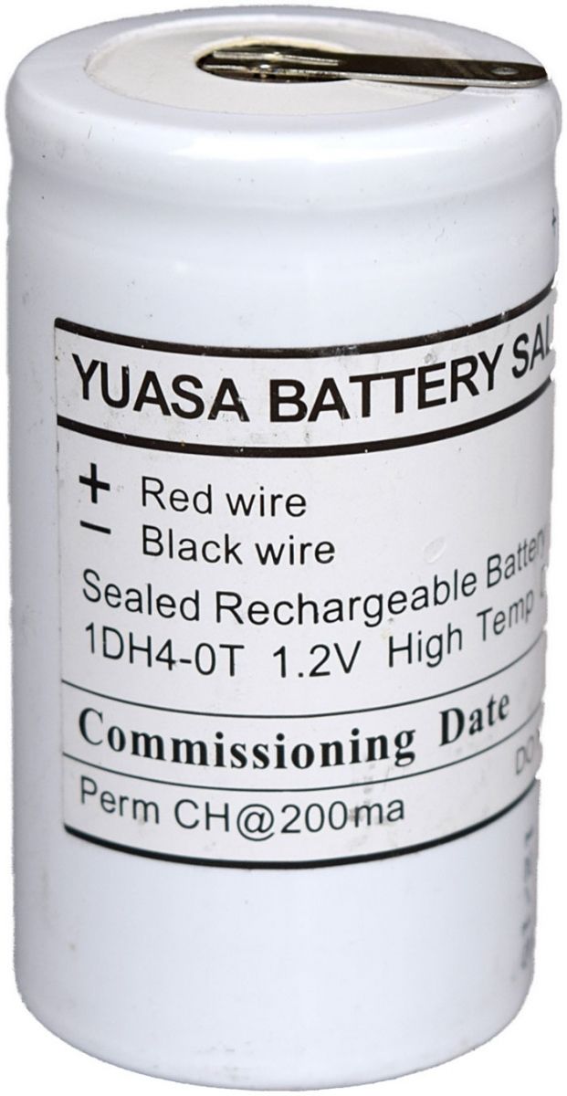 1DH4-0T Yuasa NiCd Emergency Lighting Battery 1.2V 4Ah