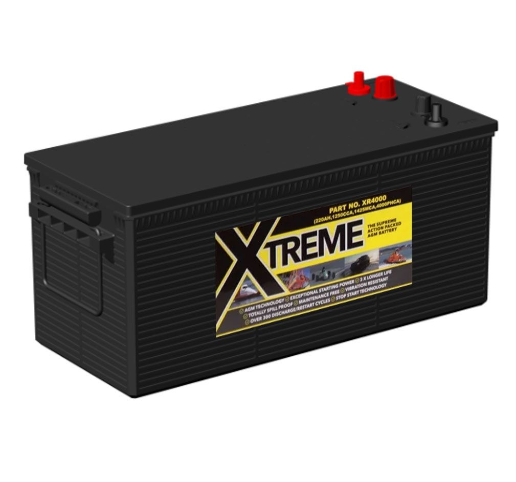 Xtreme Dual Purpose Series XR4000 AGM Battery 220Ah 4000A