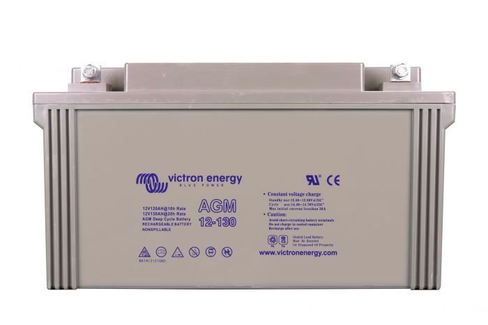 Victron BAT412121084 Energy AGM Deep Cycle Battery 12V 130Ah