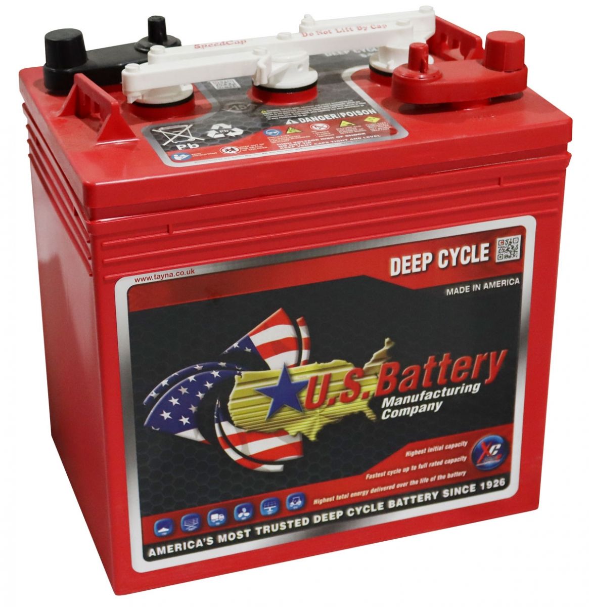 US 2200 XC2 DT Deep Cycle Monobloc Battery 6V 232Ah - US2200 