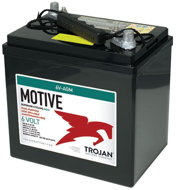 6V-AGM Trojan Battery Deep Cycle 6V 200Ah