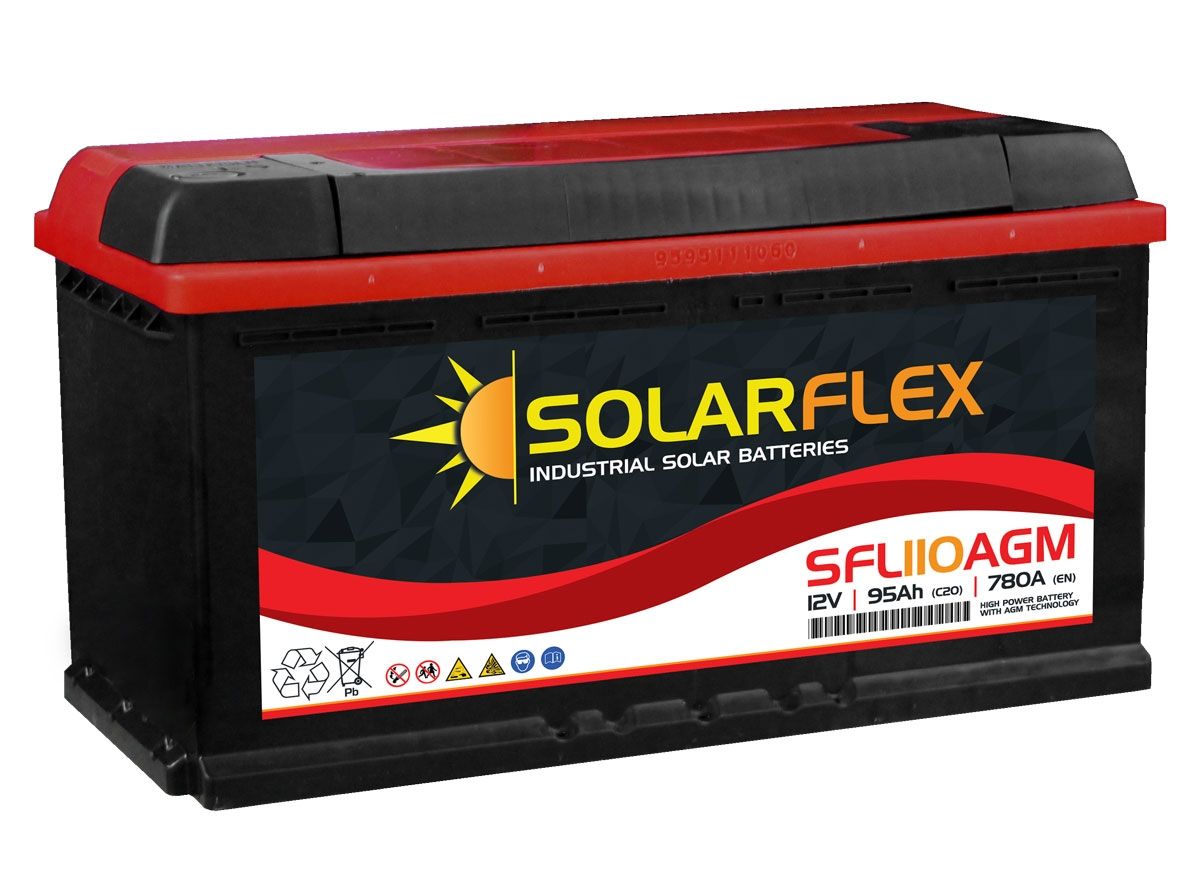 SFL110AGM Solarflex Industrial Solar Battery 12V 95Ah