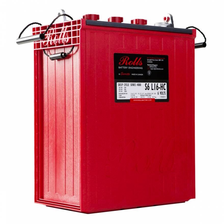 Rolls S550 Series 4000 6 Volt Battery (S6 L16-HC)