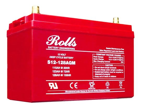 Rolls S12-128AGM Deep Cycle Series 12 Volt Battery