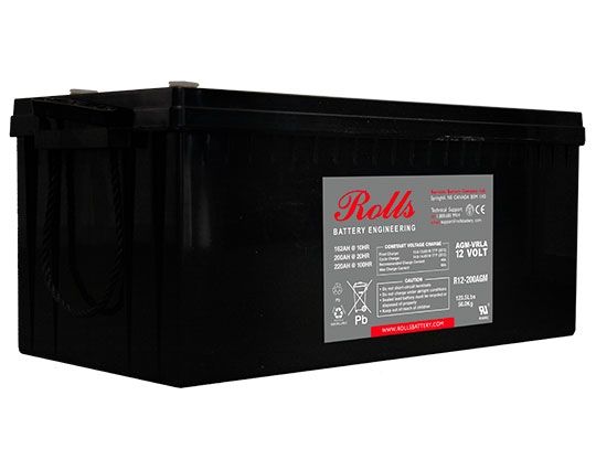 Rolls R12-200AGM Series 2 12 Volt Deep Cycle Battery