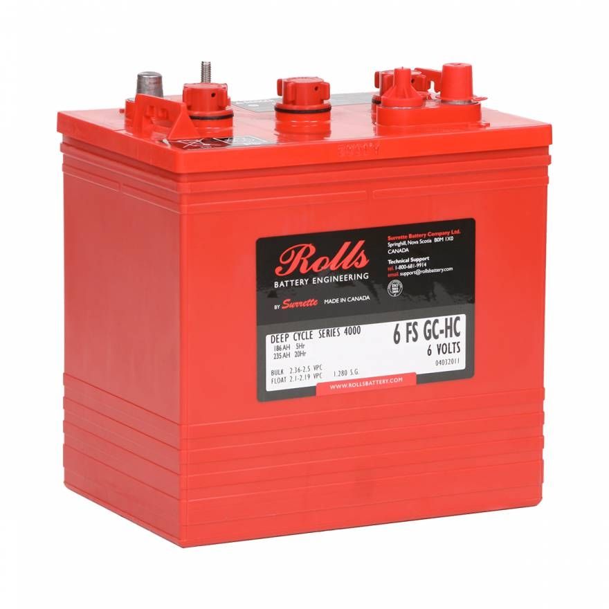 Rolls 6 FS GC-HC FS Series 6V Battery (T105)