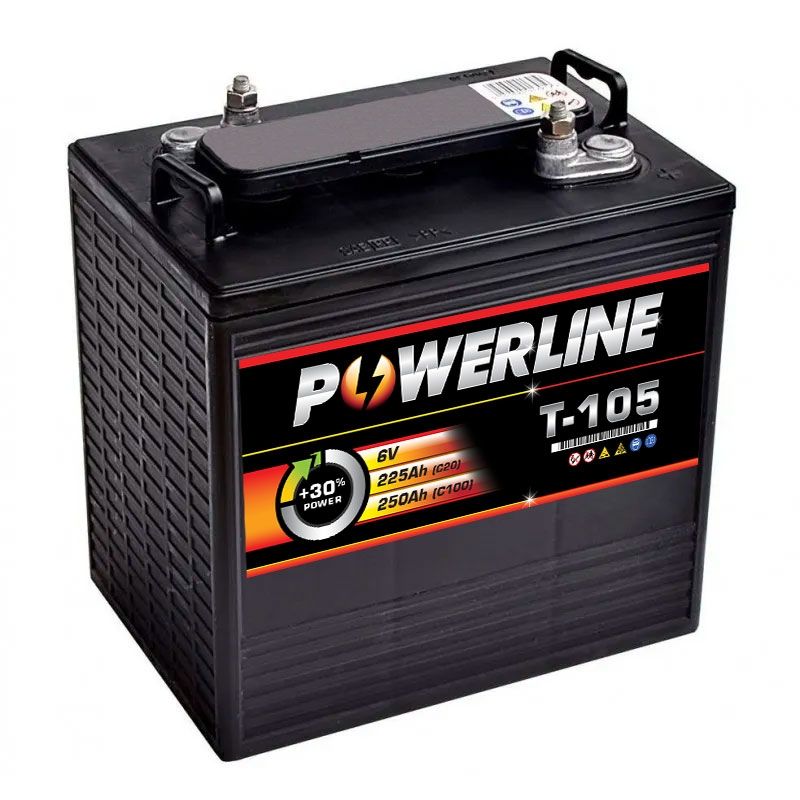 T105 Powerline Battery Deep Cycle 225Ah