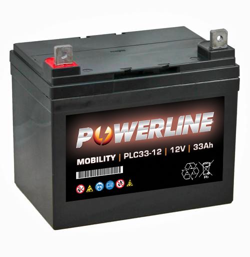 PLC33-12 Powerline Mobility Battery 12V 33Ah