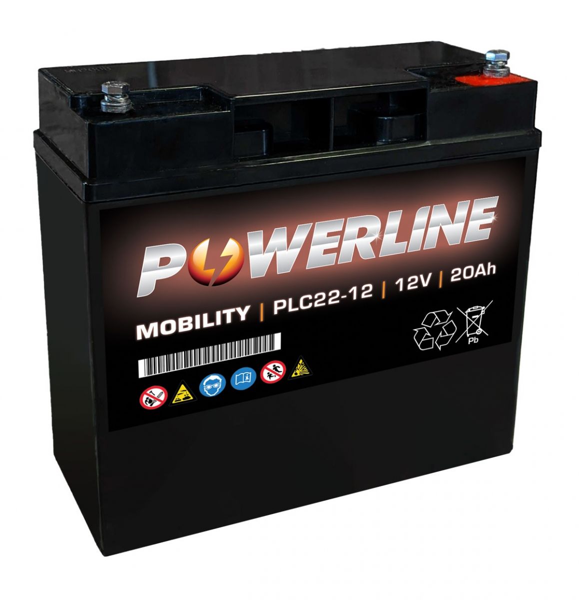 PLC22-12 Powerline Mobility Battery 12V 20Ah