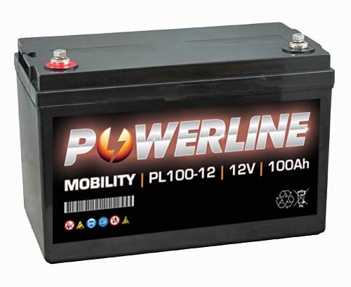Powerline PL100-12 Mobility Battery