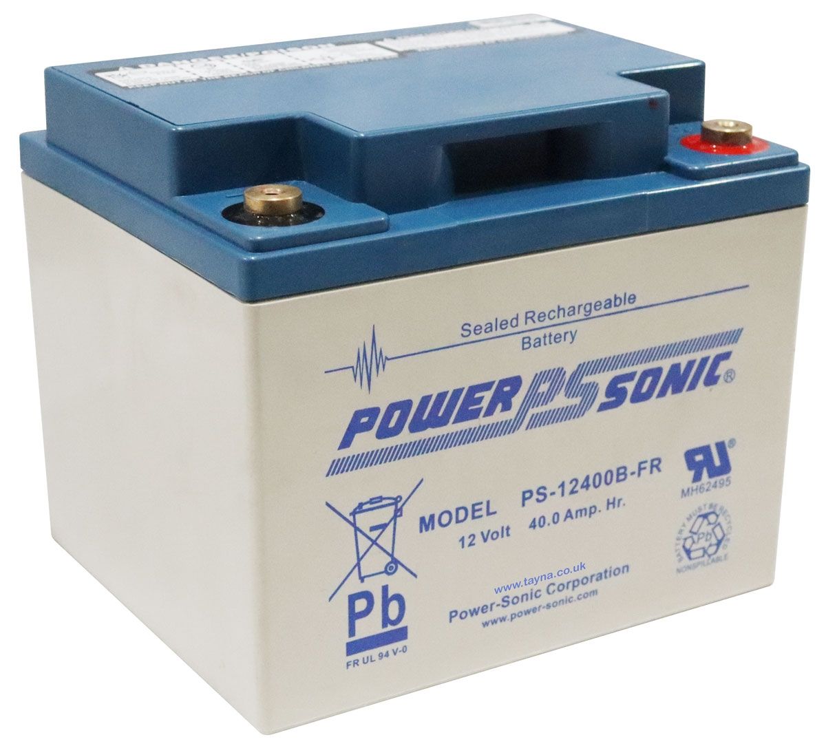 PS-12400 FR Power Sonic VRLA Battery 40Ah