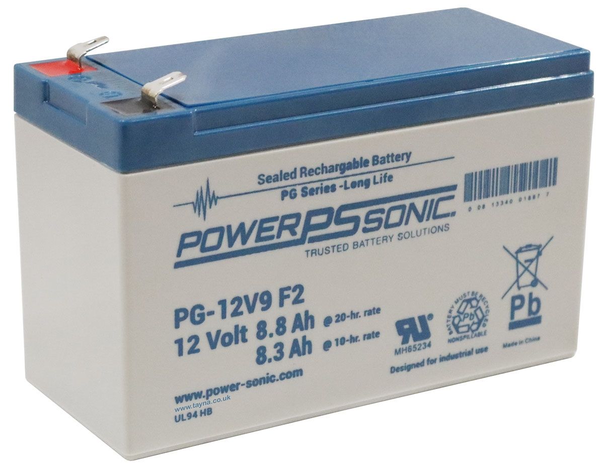 PG-12V9 Power Sonic VRLA Battery 8.5Ah