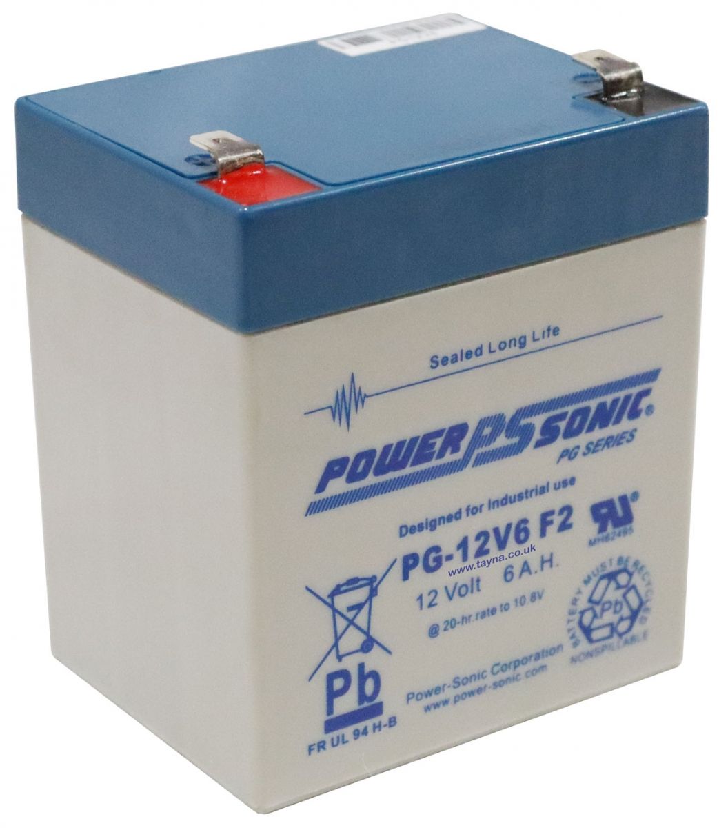 PG-12V6 Power Sonic VRLA Battery 5.8Ah