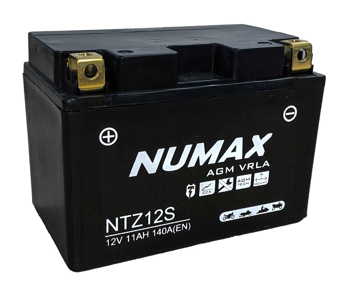 Numax NTZ12S AGM Motorcycle Battery