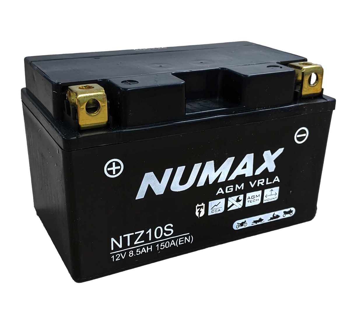 Numax NTZ10S AGM Motorcycle Battery