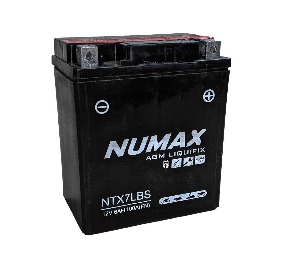 Numax NTX7LBS AGM Motorcycle Battery