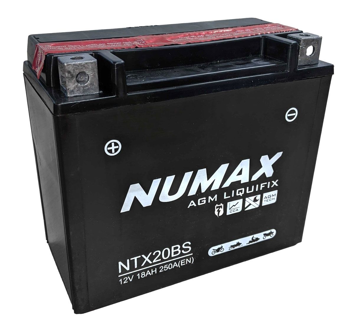 Numax NTX20BS AGM Motorcycle Battery