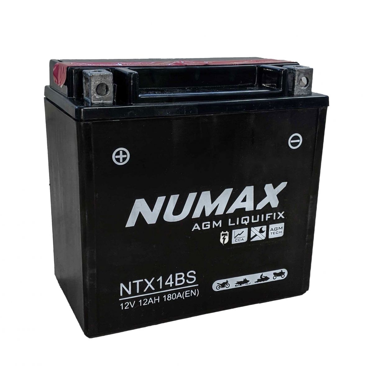 Numax NTX14BS AGM Motorcycle Battery